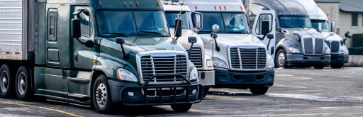 Fleet of trucks for full truck load shipping services